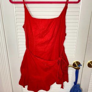 red mini dress princess polly